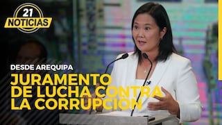 Keiko Fujimori firma compromiso con todos los peruanos