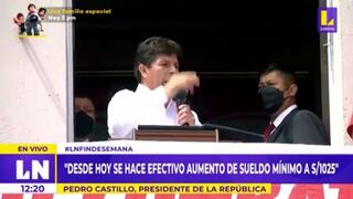 Pedro Castillo insiste sobre nueva Constitución: “Nadie puede quitarles el derecho a expresarse”