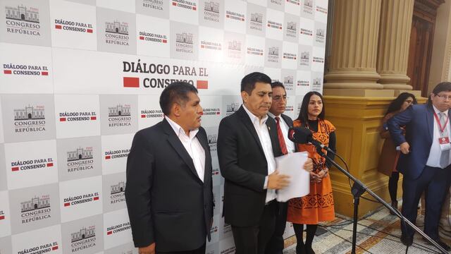 No agrupados presentan nueva moción de vacancia contra Dina Boluarte 