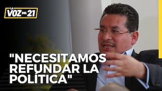Ruben Vargas: “Necesitamos refundar la política”