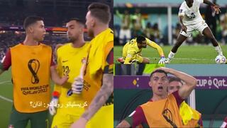 Cristiano Ronaldo alentó al portero que pudo arruinar la victoria de Portugal en Qatar 2022 [VIDEO]