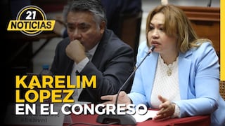 Karelim López declara sobre el Caso Sarratea ante el Congreso 