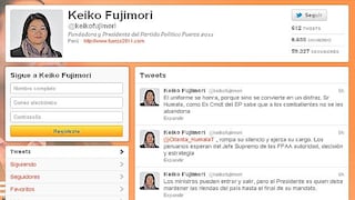 Keiko Fujimori: "Los peruanos esperan del jefe supremo de las FFAA autoridad"