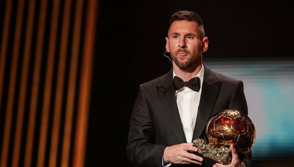 Lionel Messi ganó su octavo Balón de Oro. (Foto: AFP)