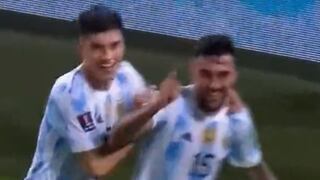 Argentina golpeó primero: Nicolás González marcó el 1-0 ante Venezuela [VIDEO]