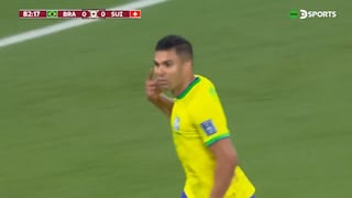 Casemiro dejó parado al arquero: golazo para el triunfo 1-0 de Brasil vs. Suiza [VIDEO]