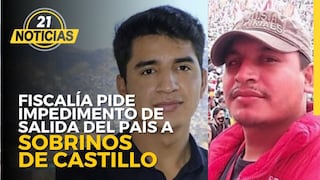 Fiscalía pide impedimento de salida del país contra los sobrinos de Pedro Castillo