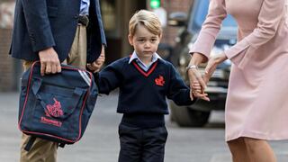 Así fue el primer día de escuela del príncipe George [FOTOS]