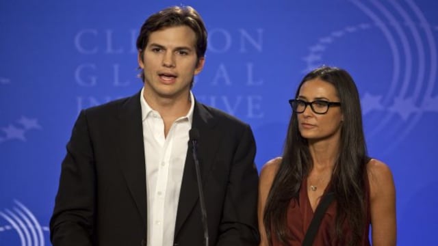 Ashton Kutcher y Demi Moore no firman el divorcio por dinero