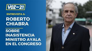 Roberto Chiabra sobre inasistencia de Ayala: “No tiene cómo justificar el cese”