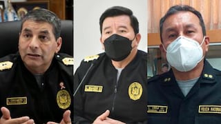 ¿Cuántos comandantes generales ha tenido la Policía en 13 meses del Gobierno de Pedro Castillo?