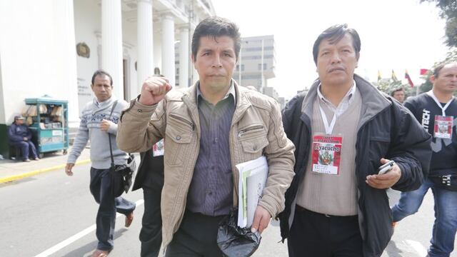 Pedro Castillo, el dirigente del Conare - Movadef que encabeza el boca de urna de las elecciones