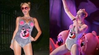 Paris Hilton se disfrazó de Miley Cyrus