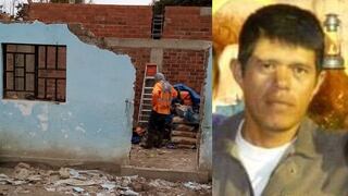 Chiclayo: obrero muere aplastado al caerle una pared de adobe en su vivienda 