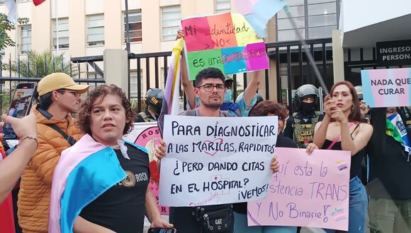 La población sexualmente diversa exige derogación de decreto supremo. (Foto: Iris Mariscal)