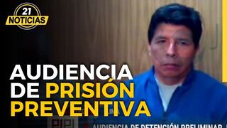 Audiencia de prisión preventiva por delito de rebelión contra Pedro Castillo y Aníbal Torres