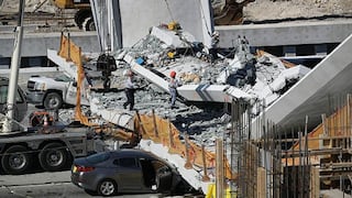 Aumenta a seis la cifra de muertos por el colapso de puente peatonal en Miami [FOTOS]