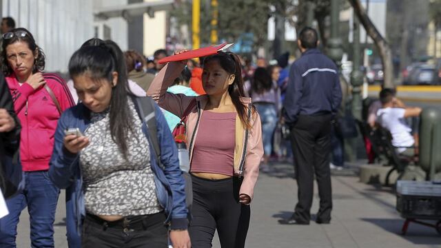 Lima soportará una temperatura máxima de 29°C, hoy lunes 6 de enero de 2020