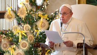 El papa Francisco lamenta que el consumismo “ha secuestrado la Navidad” 