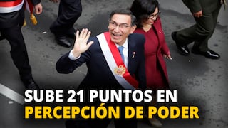 Martín Vizcarra sube 21 puntos en percepción de poder