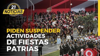 Piden suspender actividades de Fiestas Patrias por denuncias contra Pedro Castillo