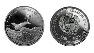 Presentan moneda de plata por los 100 años de la Fuerza Aérea del Perú