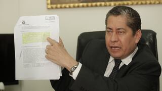 Tribunal Constitucional discutirá vacancia de Eloy Espinosa-Saldaña el martes 20
