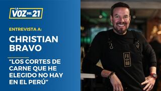 Christian Bravo: “Los cortes de carne que he elegido no hay en el Perú”