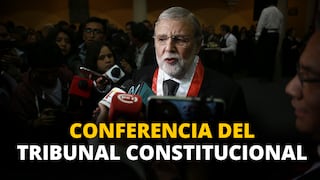 Conferencia de prensa del Tribunal Constitucional
