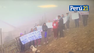 Villa María del Triunfo: Pobladores de Ticlio piden ayuda ante bajas temperaturas 