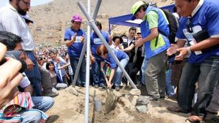 Susana Villarán lanza programa de construcción de muros de contención