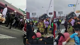 San Miguel: Brutal accidente en la avenida La Marina deja al menos nueve heridos [VIDEO]