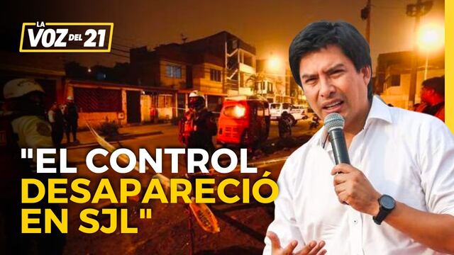 Jesús Maldonado: “A 30 días del Estado de Emergencia, el control ha desaparecido en SJL” 