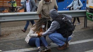 Periodista de TV Perú fue atropellada cuando cubría el derrame de aceite en Surco [VIDEO]