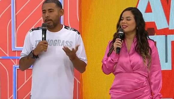 Abel Lobatón y Andrea San Martín en el programa América Hoy (Captura de pantalla: AméricaTV).