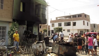 Chiclayo: Extorsionadores incendian tienda de electrodomésticos