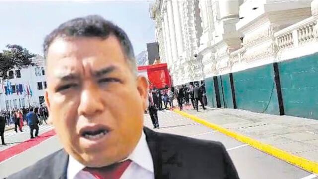 Congresista Espinoza cava su propia tumba