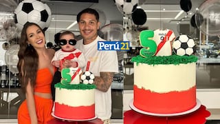 ¡Amor por la Blanquiroja! Paolo celebra los cinco meses de su bebé con temática de la selección peruana