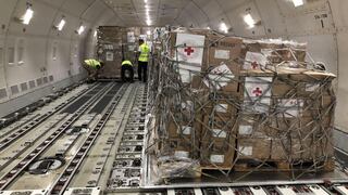 Tercer cargamento de ayuda humanitaria de la Cruz Roja llega a Venezuela | FOTOS