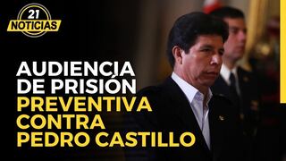 Audiencia de prisión preventiva contra Pedro Castillo