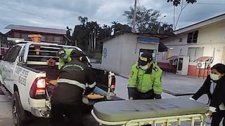 Huánuco: efectivo policial fallece tras despistar su motocicleta cuando se dirigía a su trabajo