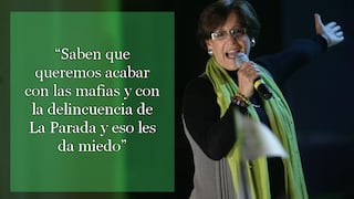 Susana Villarán y las frases de su anuncio a la reelección en Lima