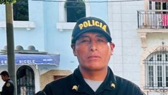 Resultó herido suboficial PNP Rolando Jaqquehua Gutiérrez. (Foto: Difusión).