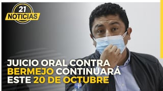 Juicio oral contra el congresista Guillermo Bermejo continuará este miércoles 20 de octubre