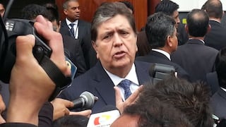 Alan García: “Megacomisión violó el debido proceso’