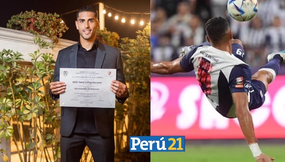 Pablo Sabbag ratificó que es posible ser futbolista y profesional al mismo tiempo. Foto: Instagram de @pablosabbag11