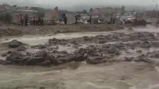Mujer muere y su hija resulta herida tras ser arrastradas por huaico en Arequipa [VIDEO]