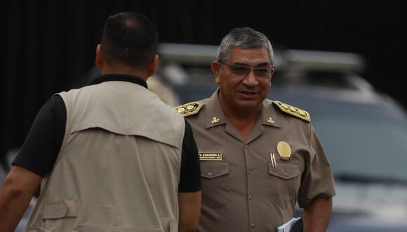 Comandante General de PNP Victor Zanabria hizo anuncio. Foto:Julio Reaño/GEC.