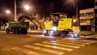 Surco: inician reparación de pistas de la avenida Los Próceres 