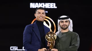 ¡Se llevó tres premios! Cristiano Ronaldo triunfa en los Globe Soccer Awards [VIDEO]